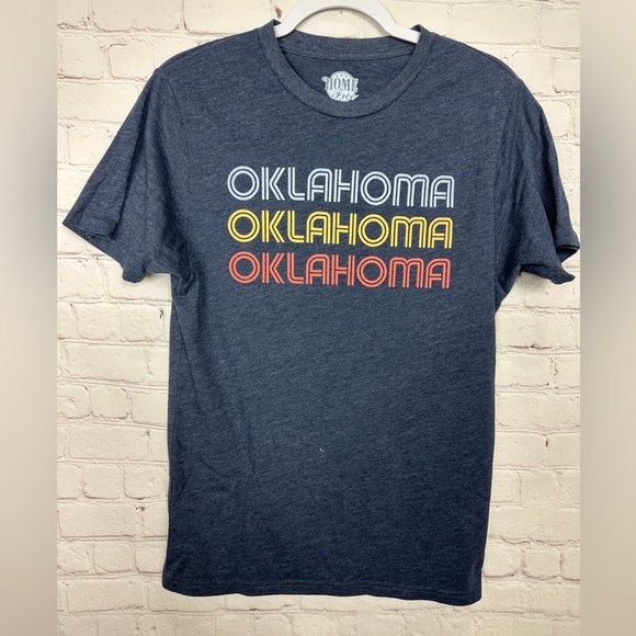 Home‎ Free blue Oklahoma short sleeve t-shirt, sz S - Picture 1 of 3